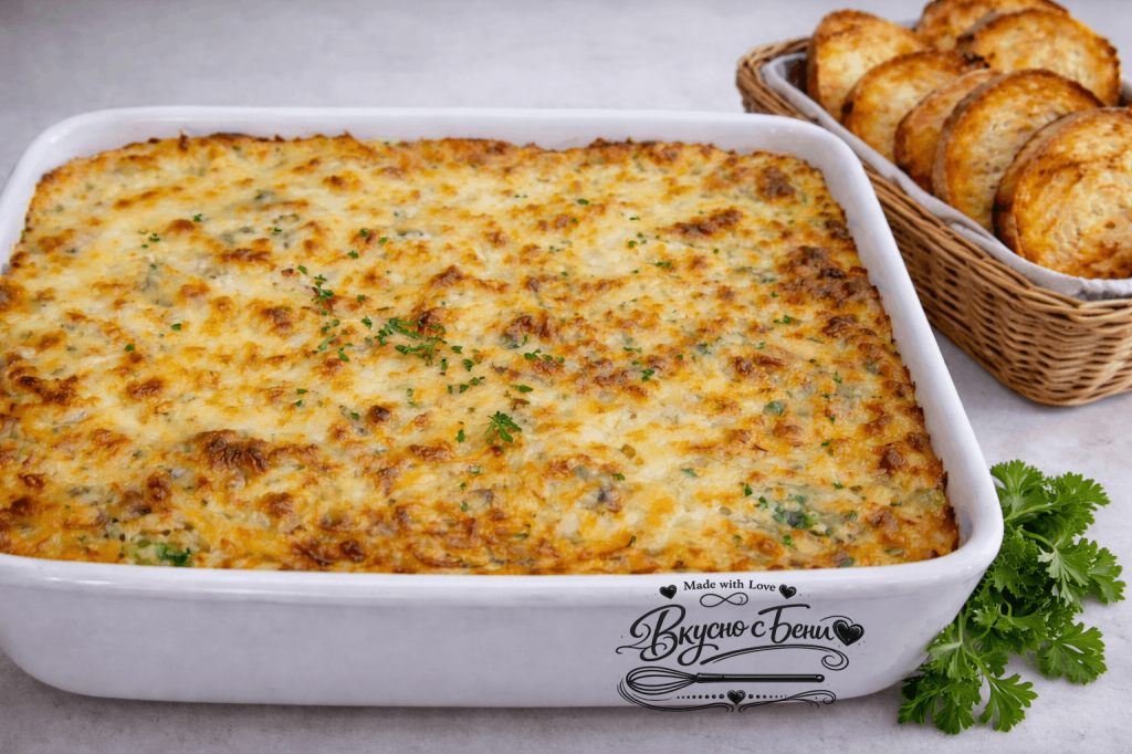 🥔🍃 Картофена запеканка със спанак и сирене